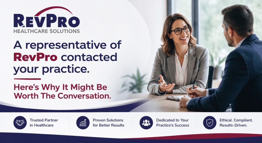 revpro contacted your practice, what to expect